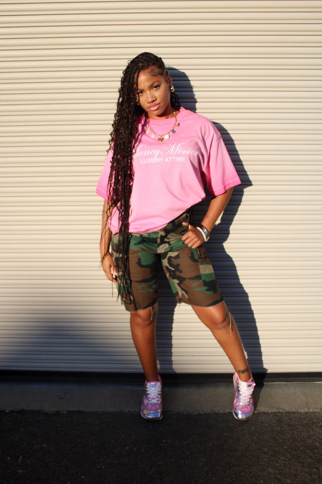 Champagne Stain Pink Tee