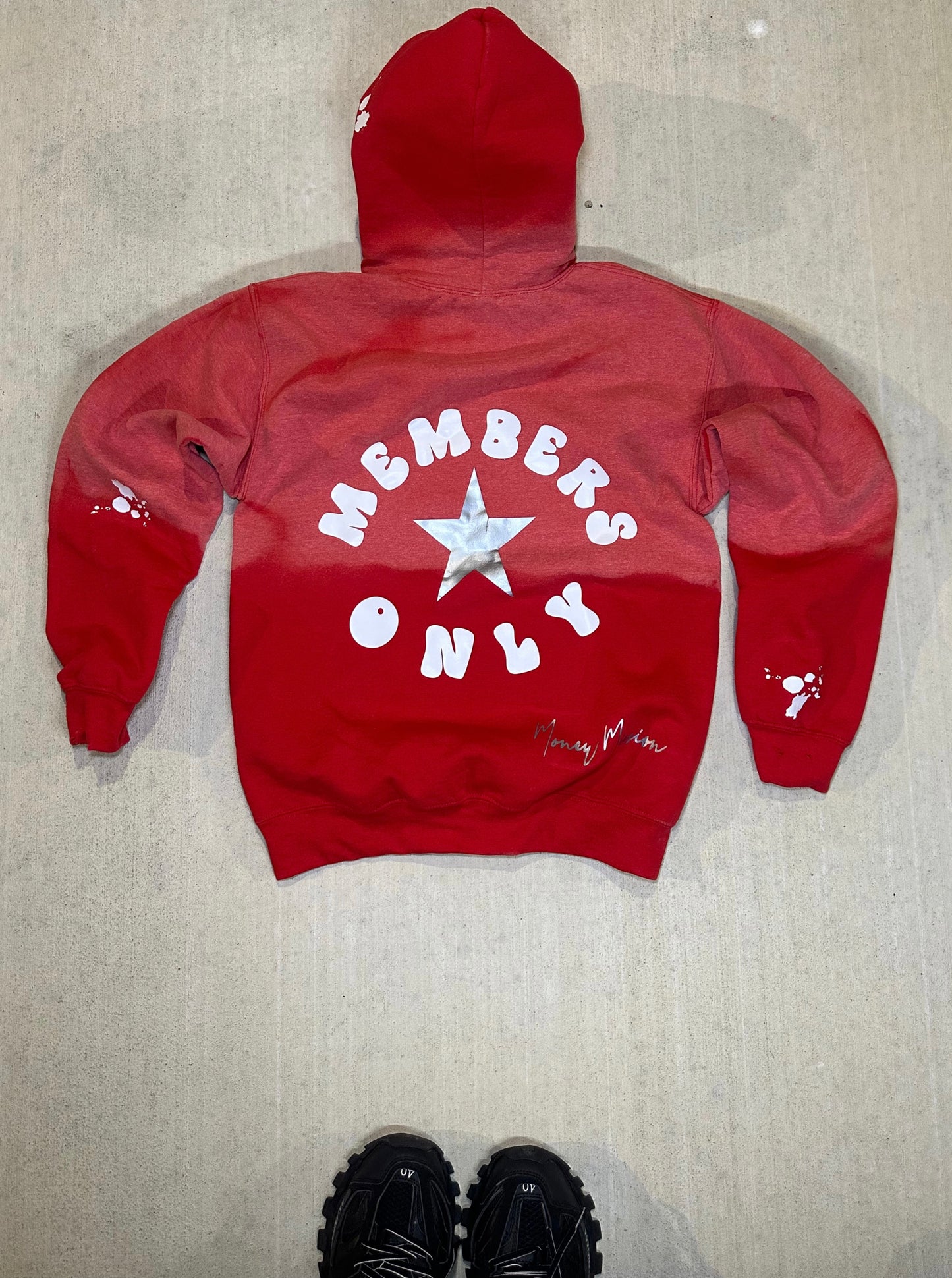 Red Members Only Hoodie
