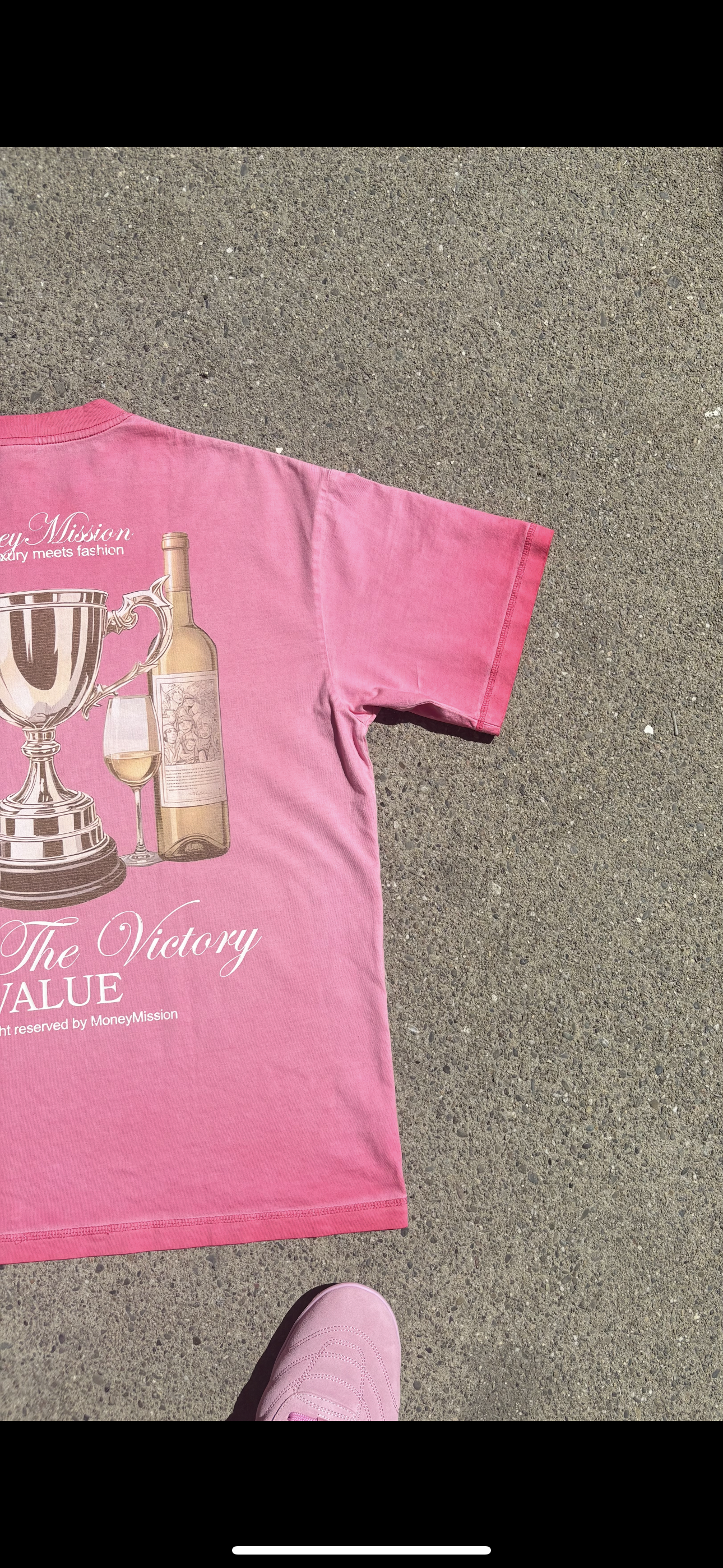 Champagne Stain Pink Tee