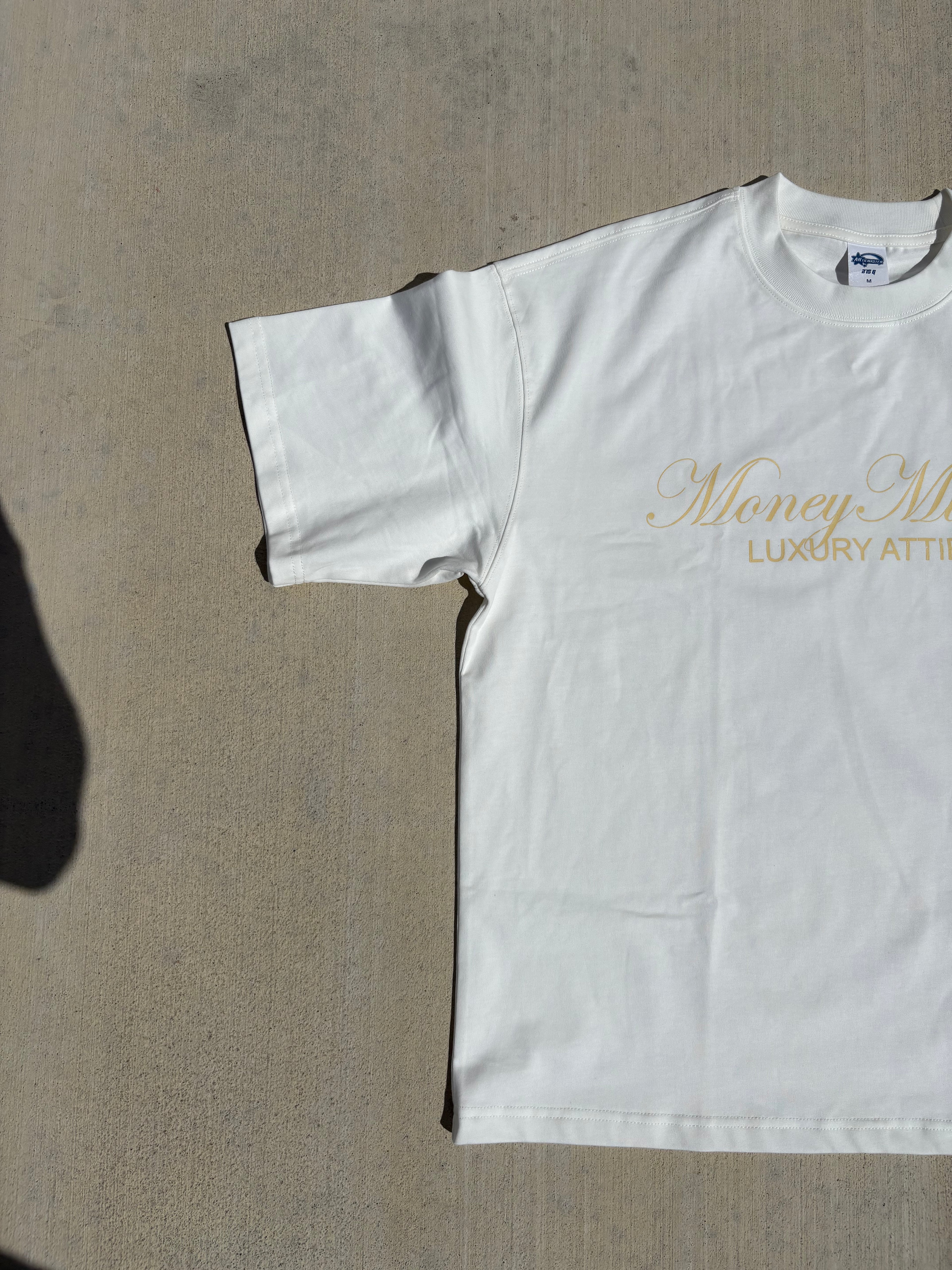 Champagne Stain White Tee