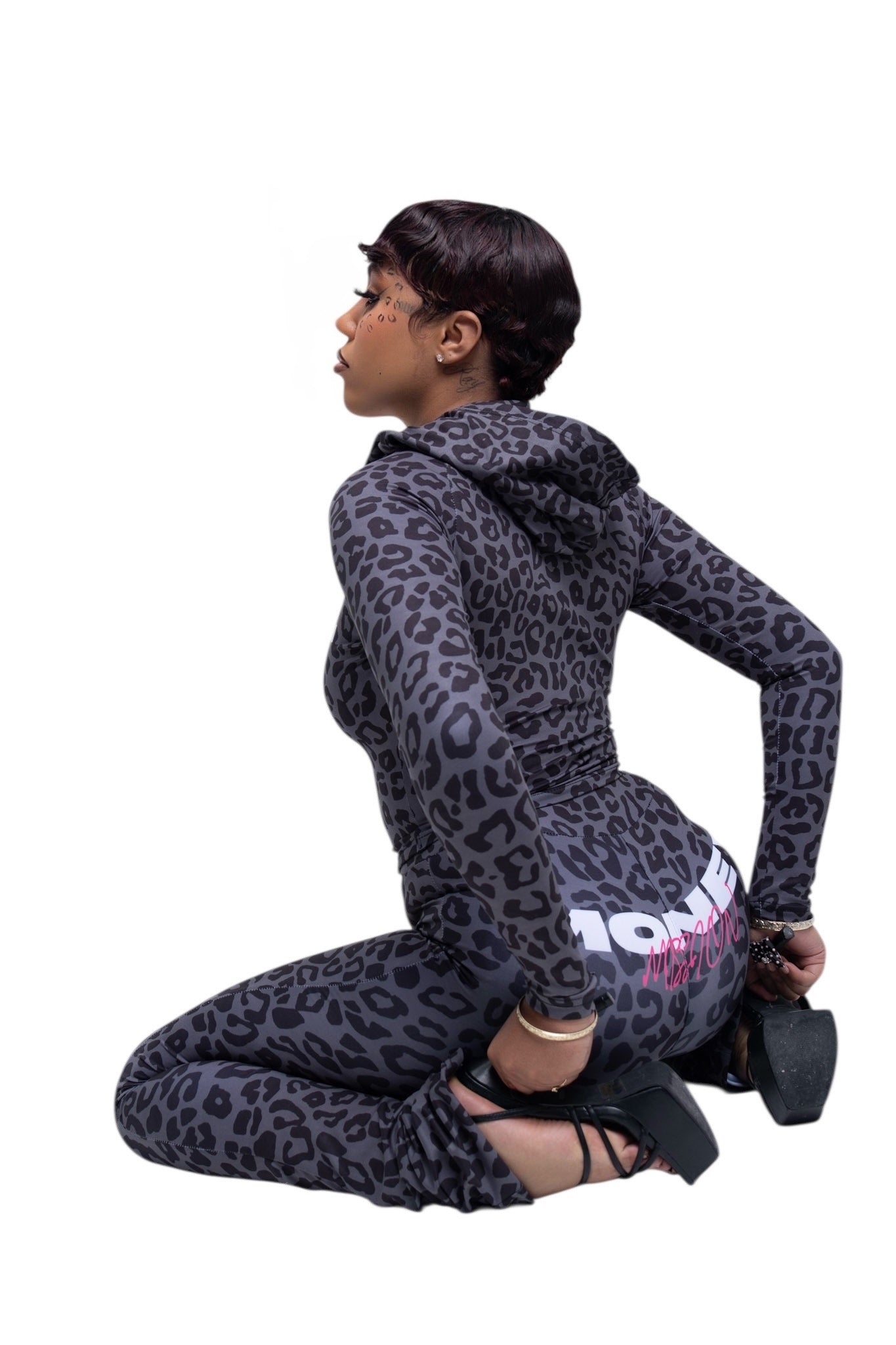 Midnight Cheetah Bottom's - Hot Pink Edition