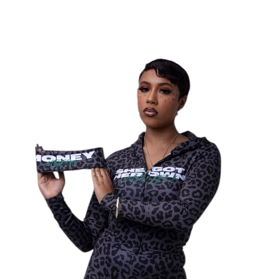 Midnight Cheetah Top - Dark Green Edition