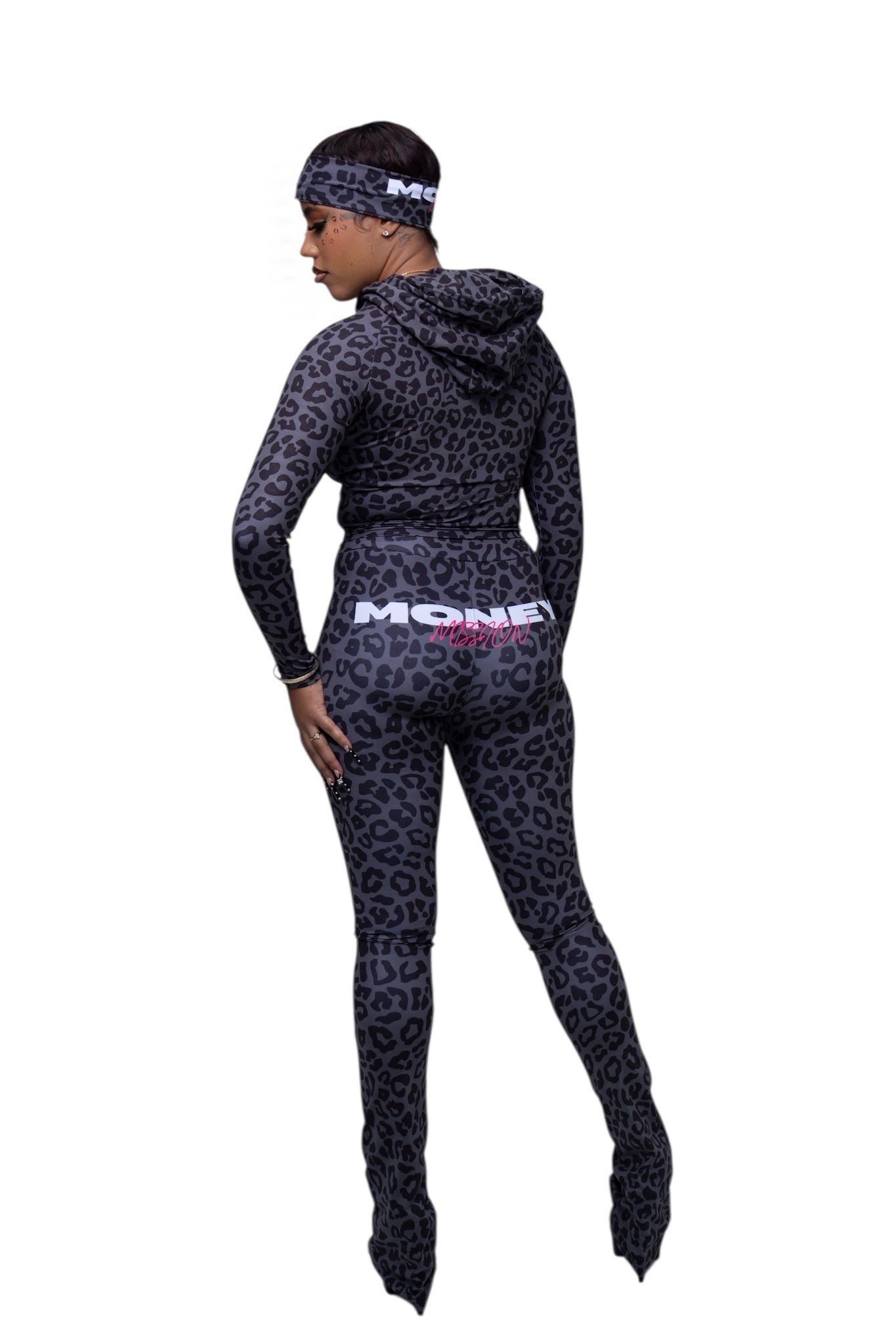 Midnight Cheetah Bottom's - Hot Pink Edition