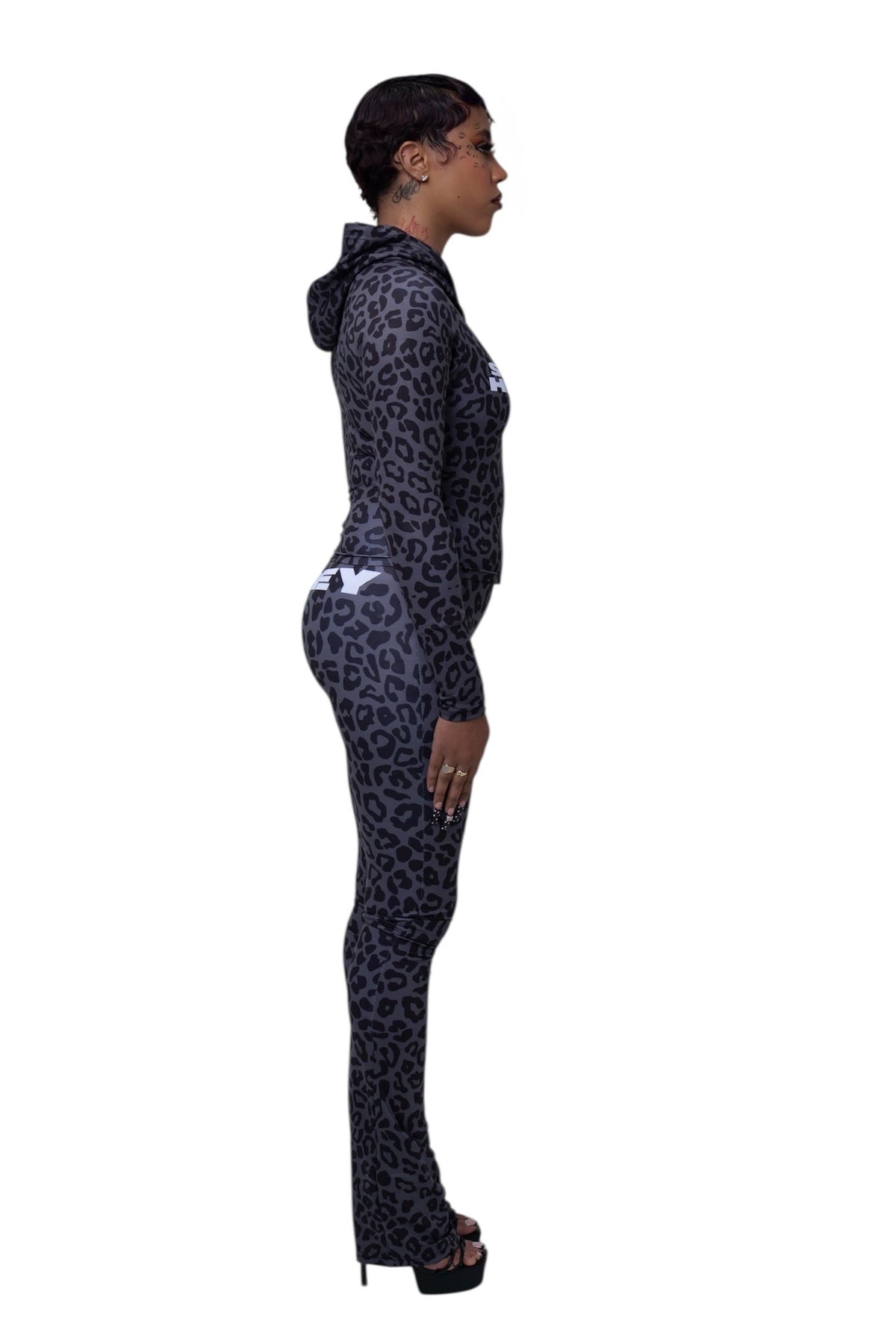 Midnight Cheetah Top - Dark Green Edition