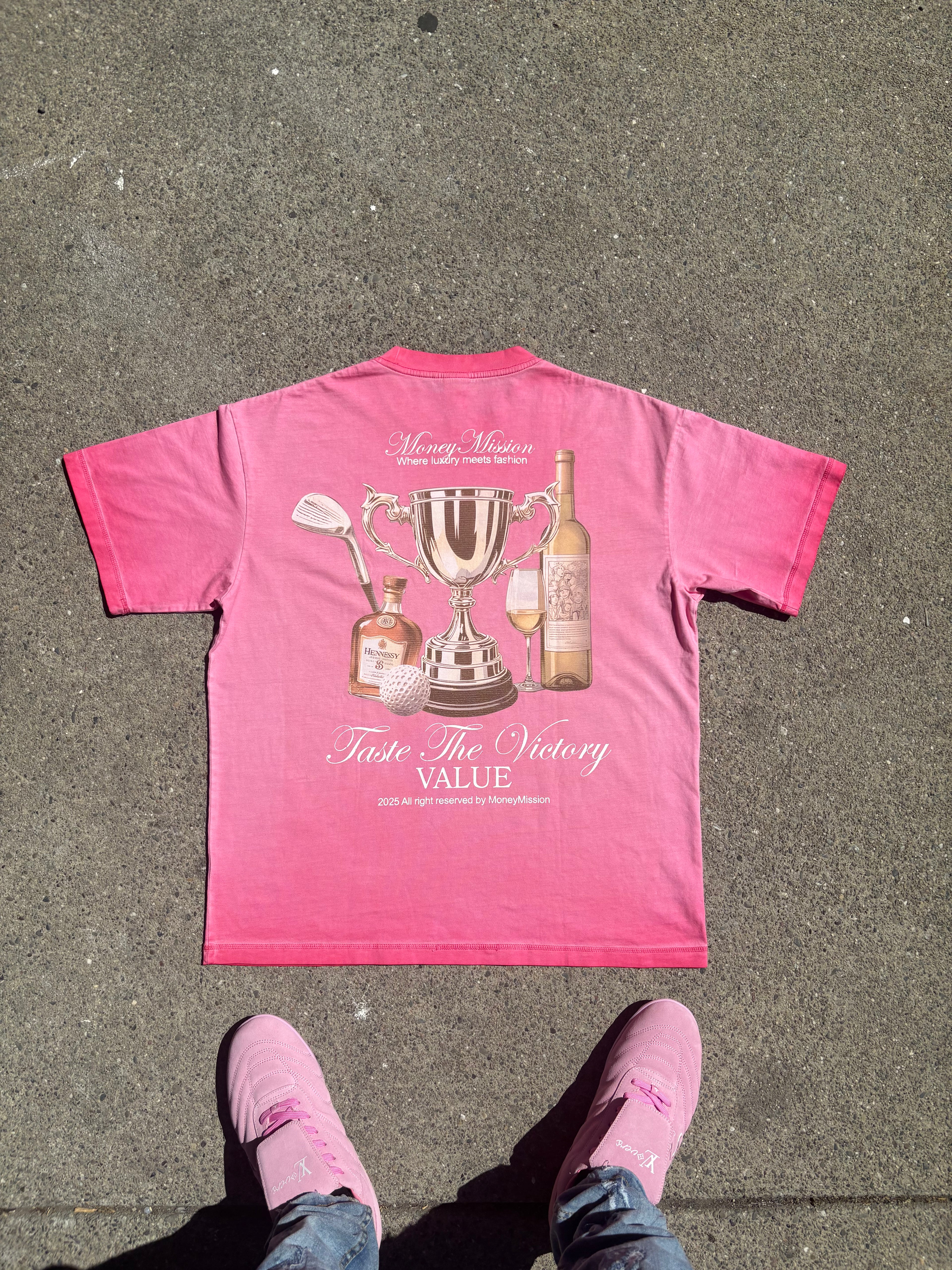 Champagne Stain Pink Tee