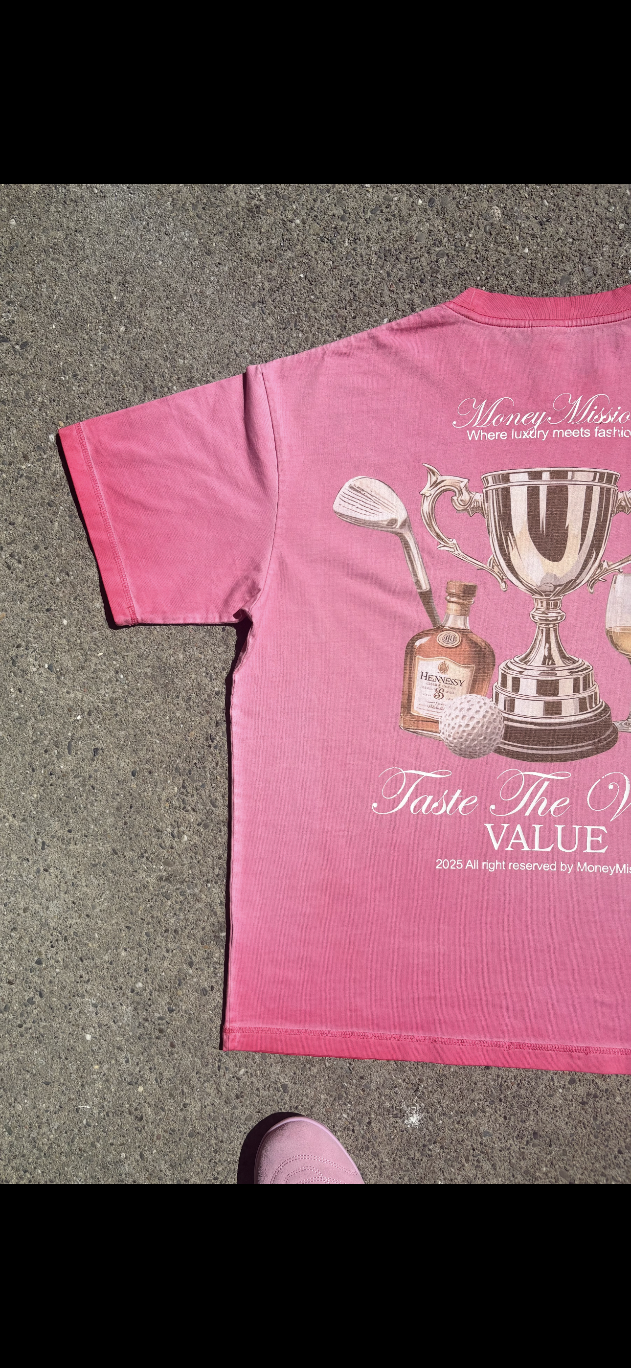 Champagne Stain Pink Tee