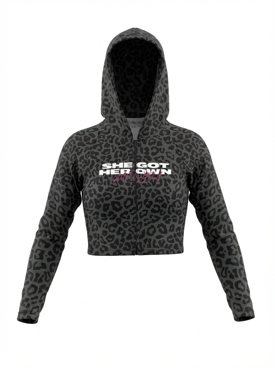 Midnight Cheetah Top - Hot Pink Edition