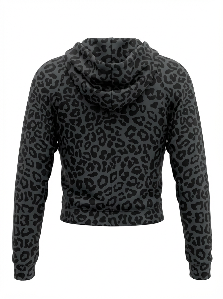 Midnight Cheetah Top - Dark Green Edition